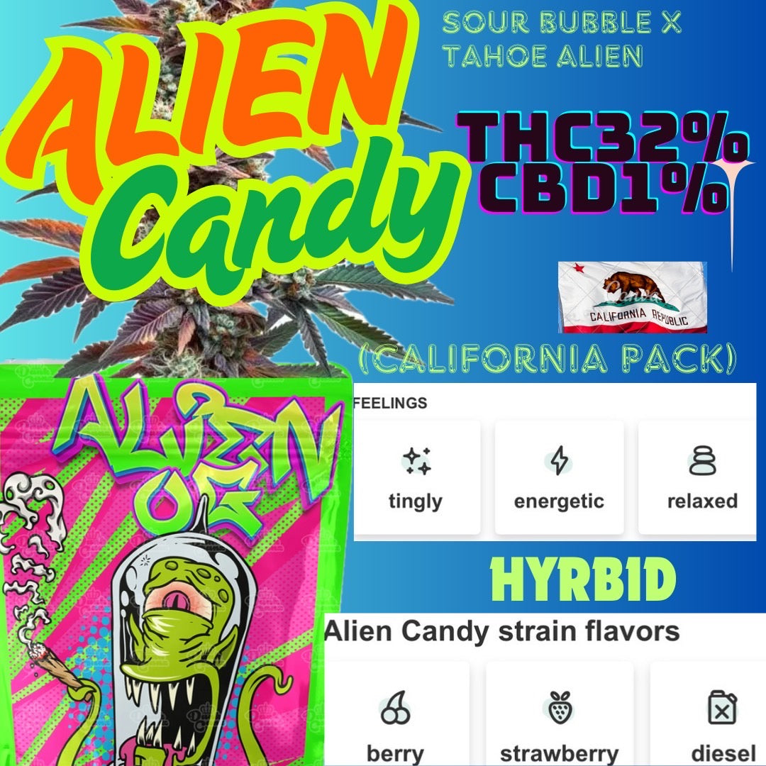 New Exotics - ALIEN CANDY 👽🍭THC 32 % (INDICA)