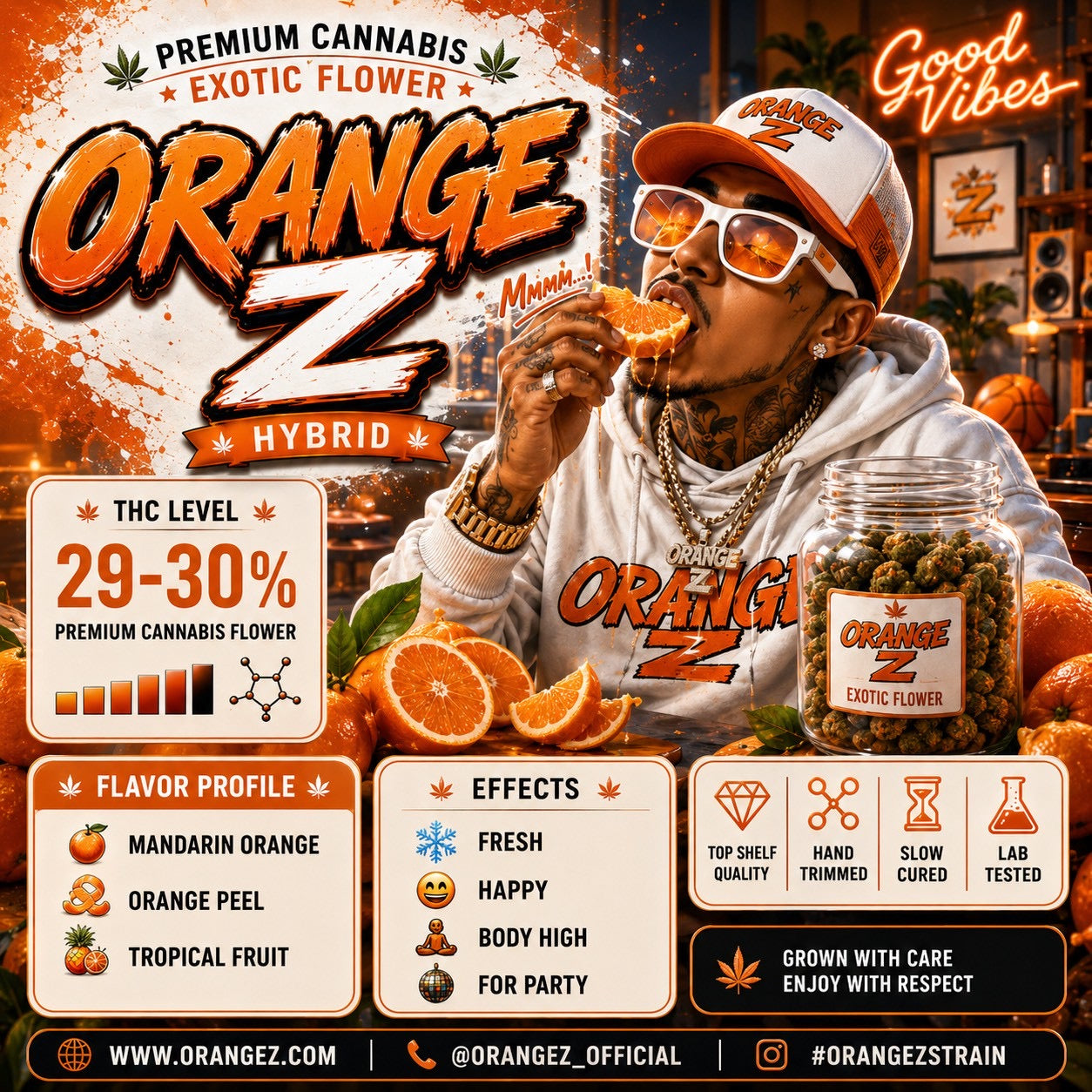 EXO - Orange Z (Hybrid) THC 29-30%