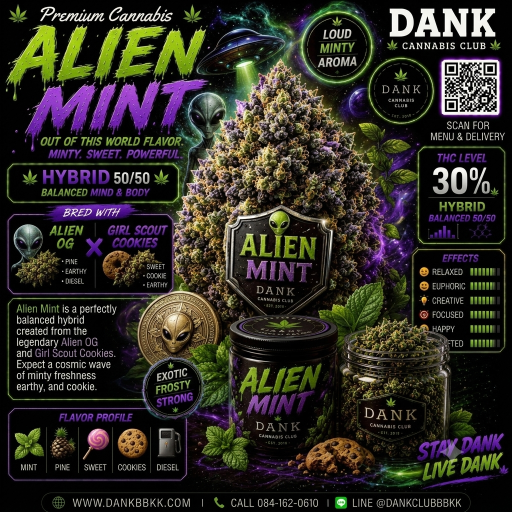 EXO - Alien Mint (Hybrid) THC 30%