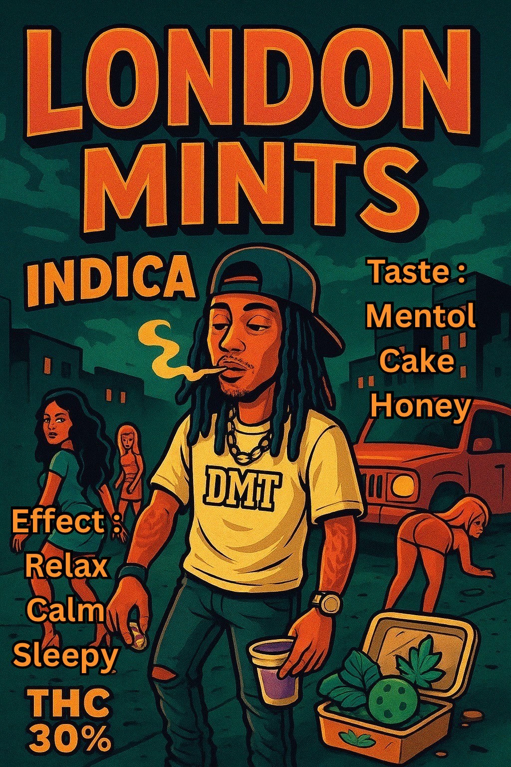 EXO - LONDON MINTS (INDICA) THC 30 %