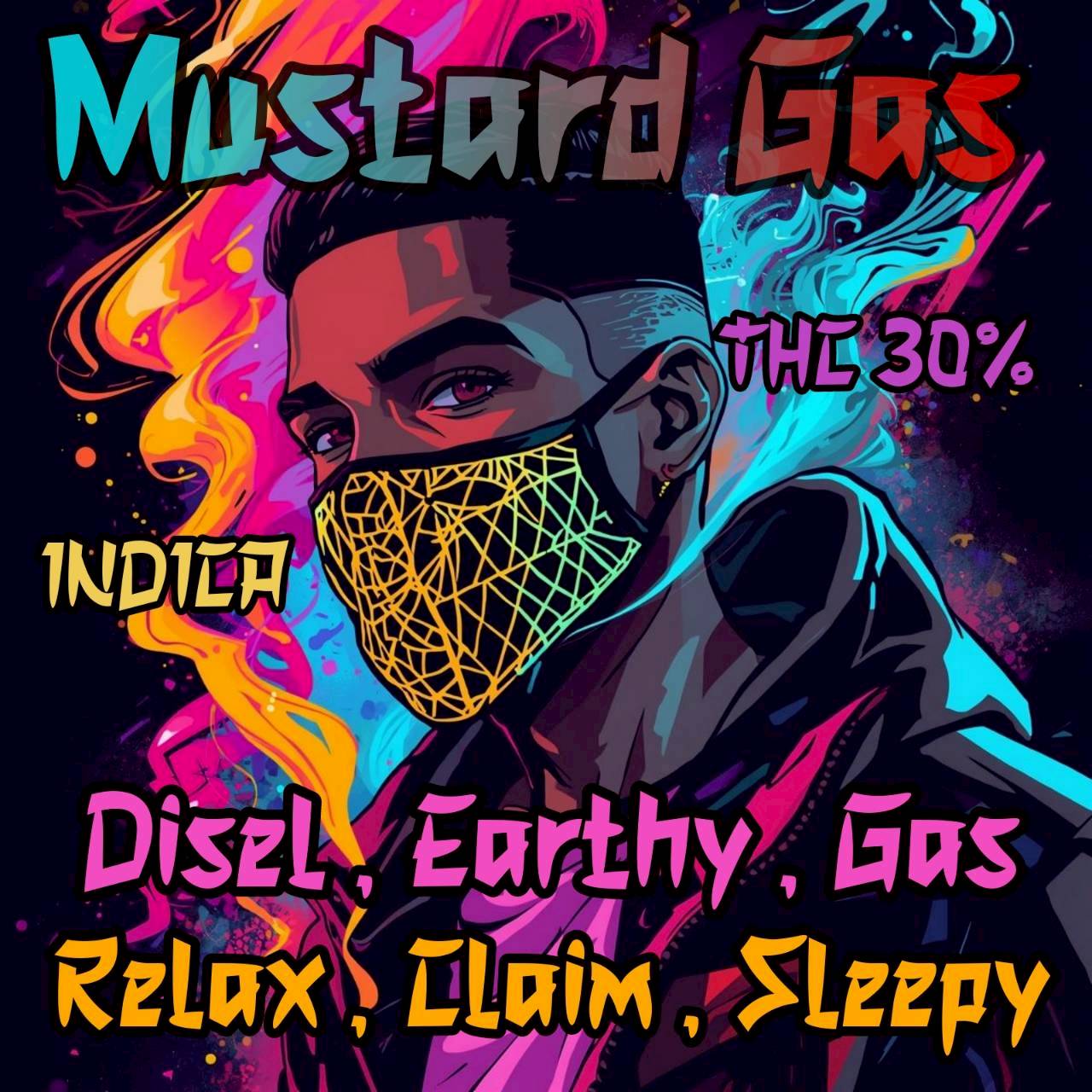EXO-MUSTRARD GAS (INDICA) THC 30%