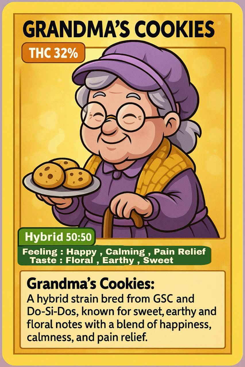 EXO - GRANDMA 'S COOKIES (HYBRID) THC 32%