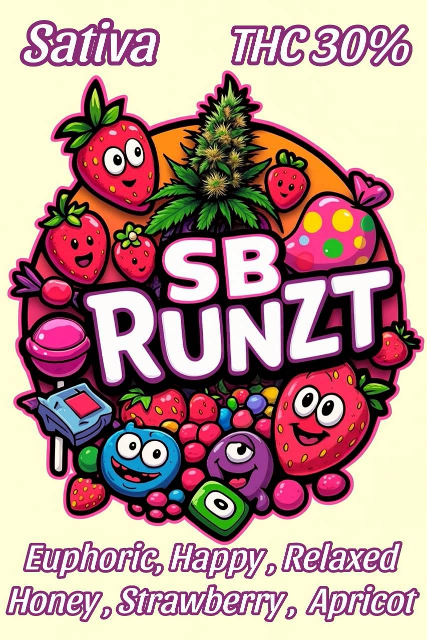 EXO- SHERBET RUNZT (INDICA) THC 30%