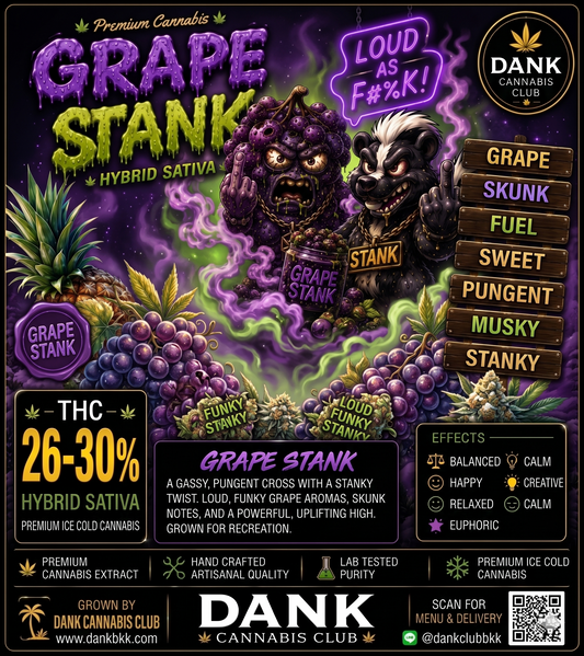 Exo - Grape Stank (Hybrid Sativa) THC 26-30%