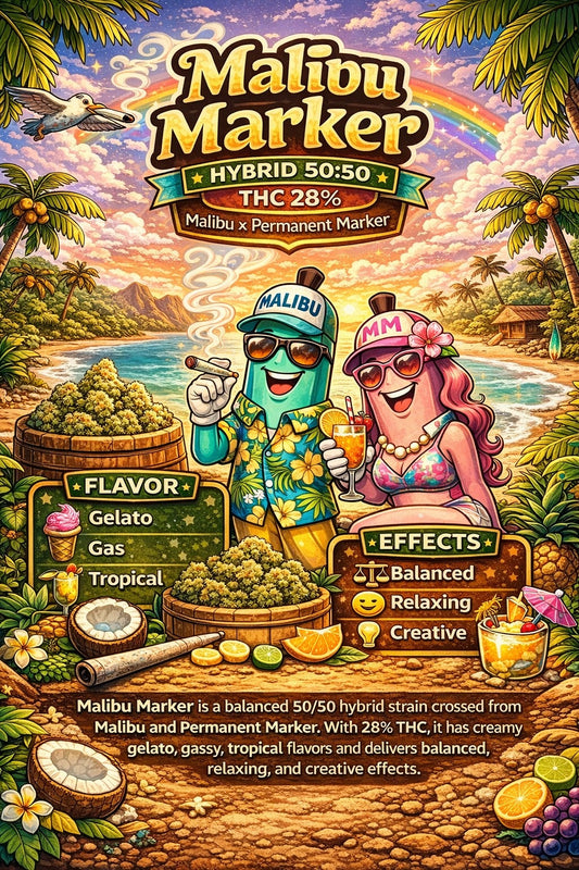 Exo - Malibu Marker (hybrid) THC 28%