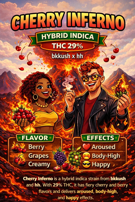 Topshelf - Cherry Inferno ( Hybrid ) THC 29%