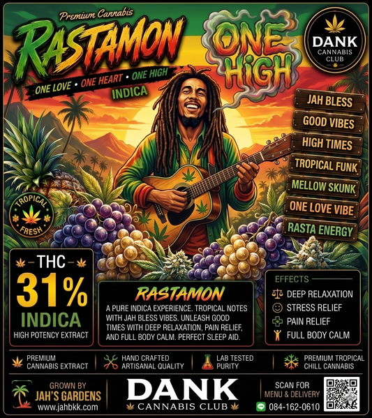 EXO - RASTAMON indica (THC : 31% )