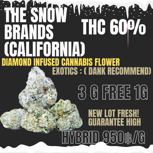 On Sale 🔥SNOW CALIFORNIA (60%%THC diamond infused cannabis flowers