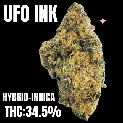 UFO INK🛸👽THC34.5% hybrid-INDICA   (New exotics)