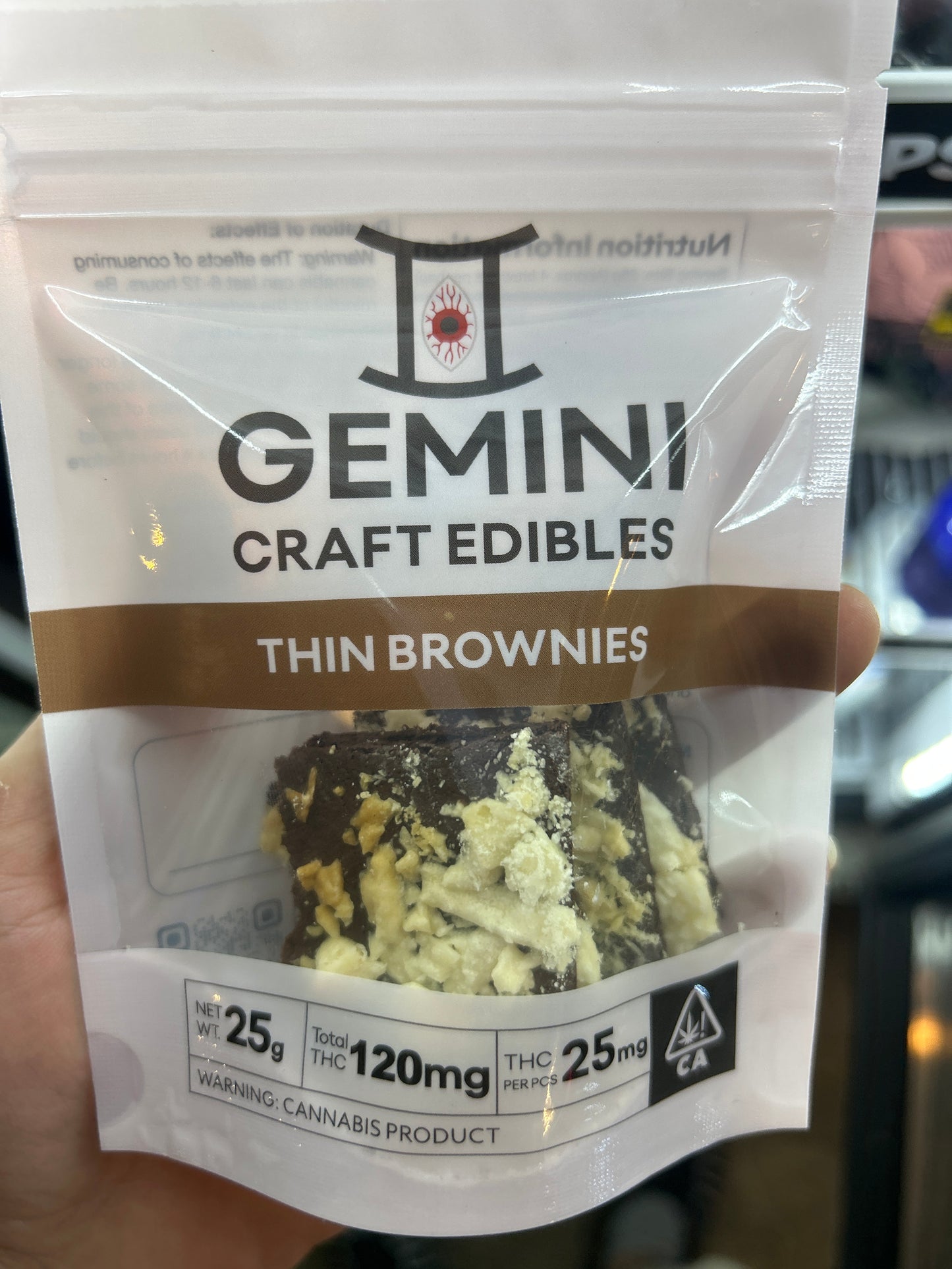 GEMINI Craft Brownies WEEED CHOCOLATE 150Mg.