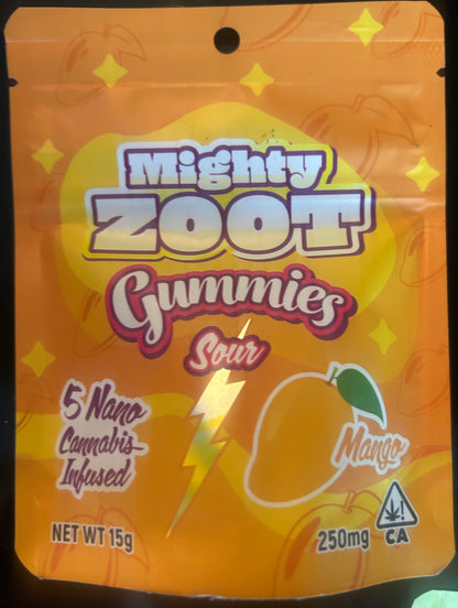 Mighty Zoot Gummies 250 MG.