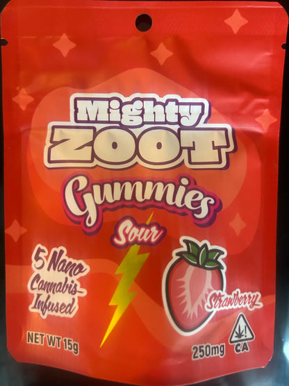 Mighty Zoot Gummies 250 MG.