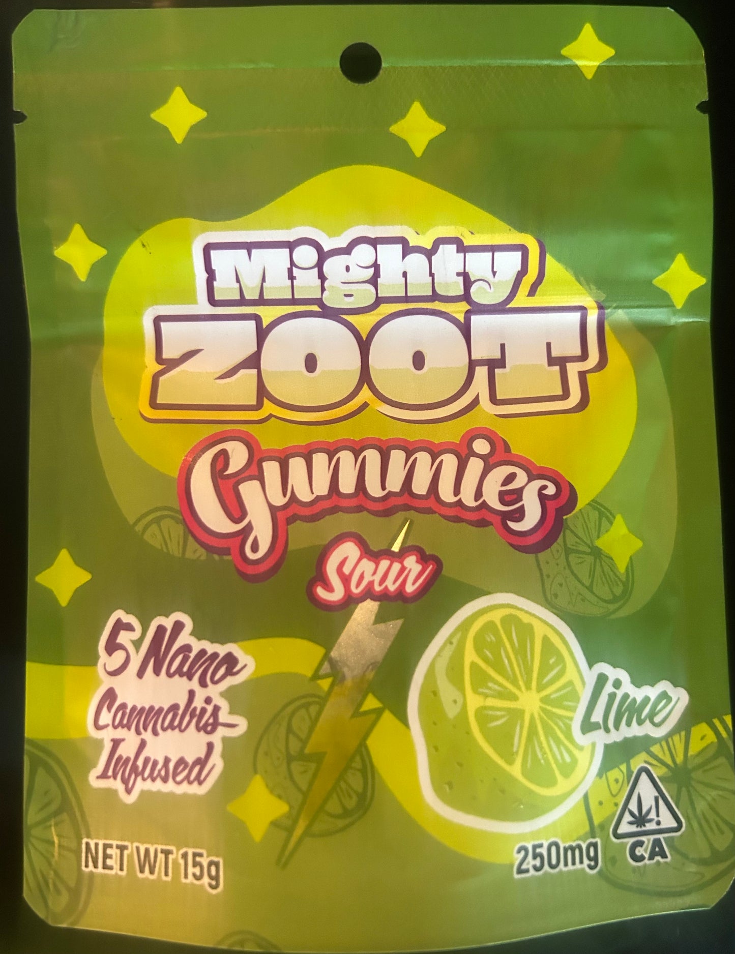 Mighty Zoot Gummies 250 MG.