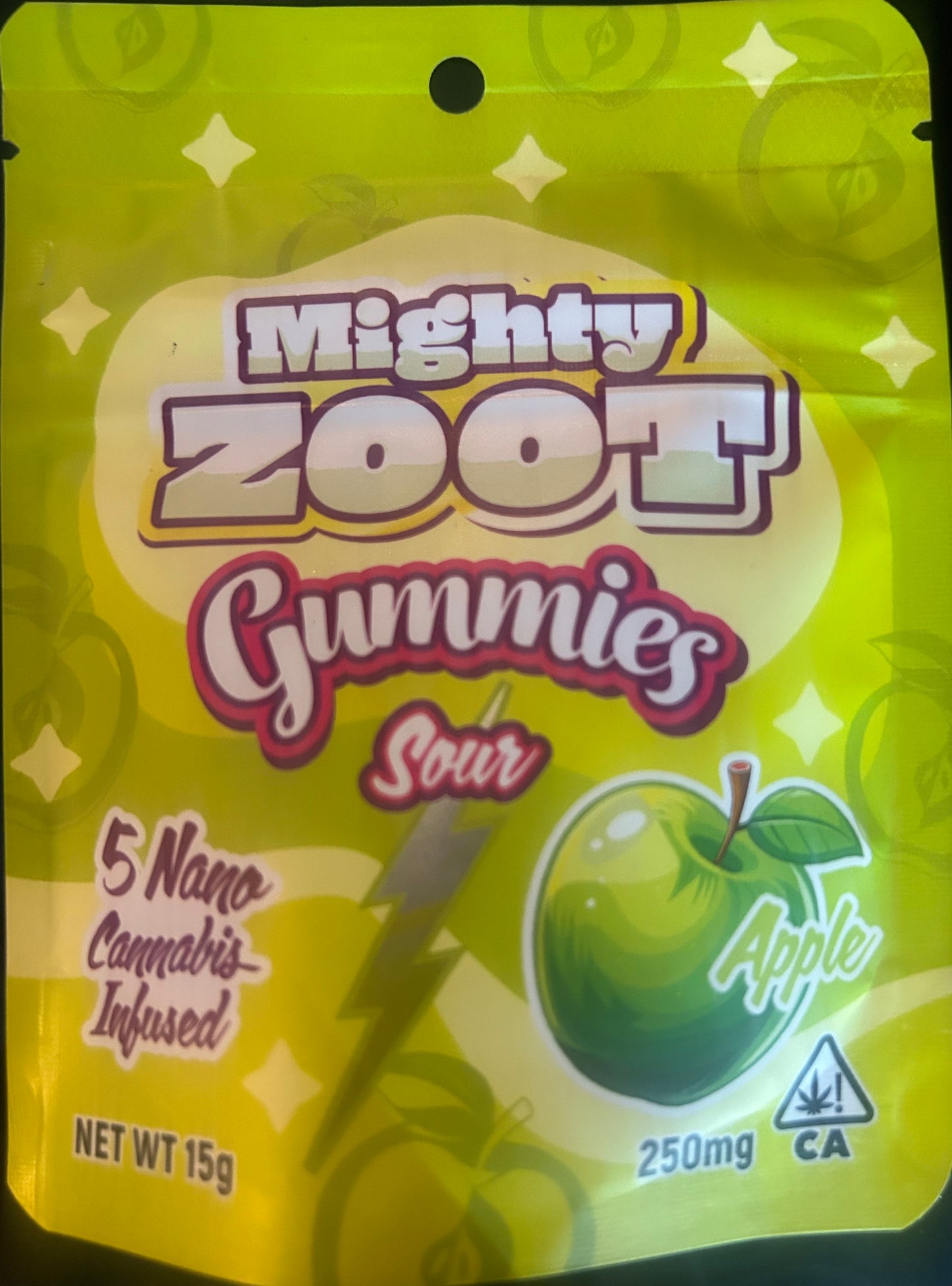 Mighty Zoot Gummies 250 MG.