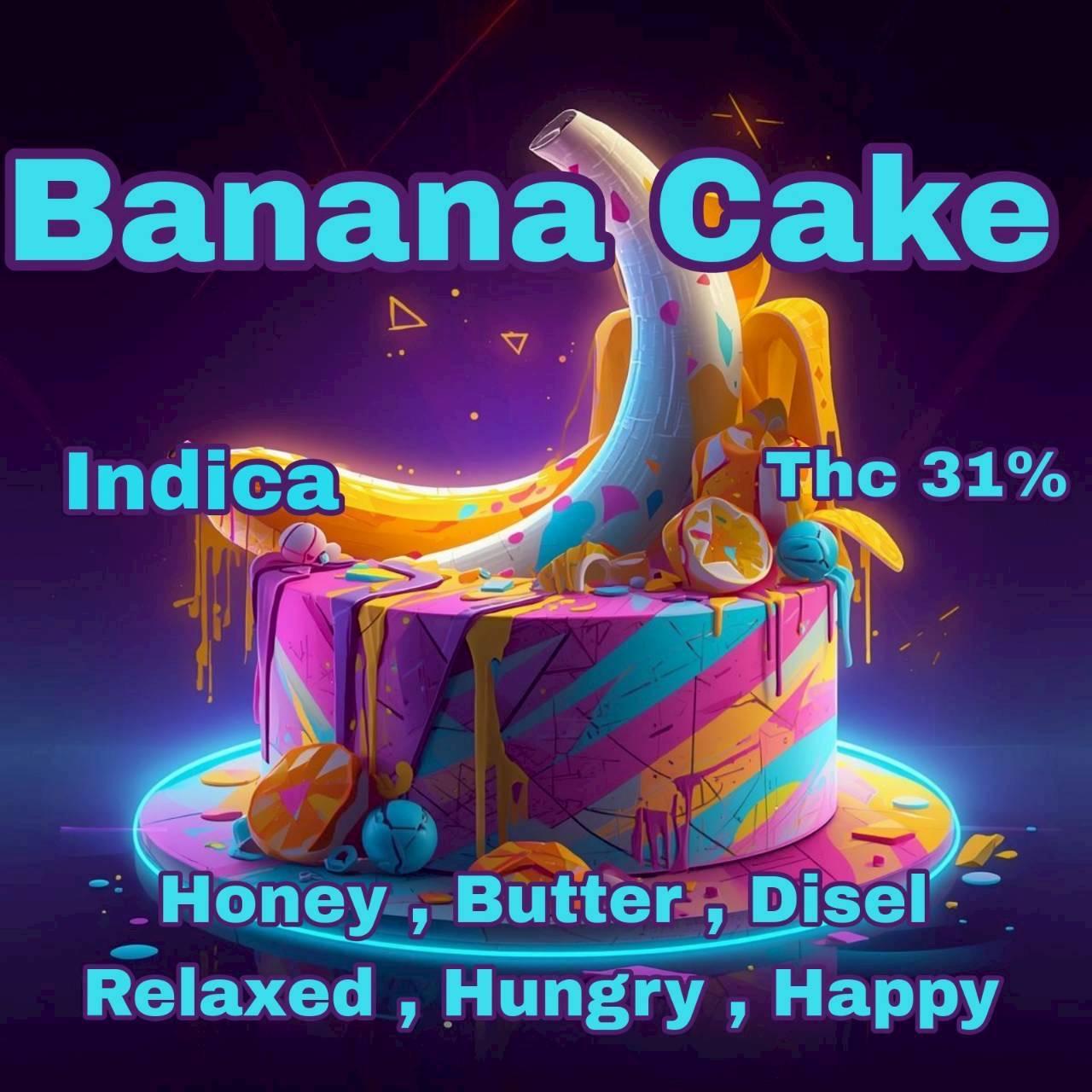 TOP SHELF -  BANANA CAKE (INDICA) THC 31%