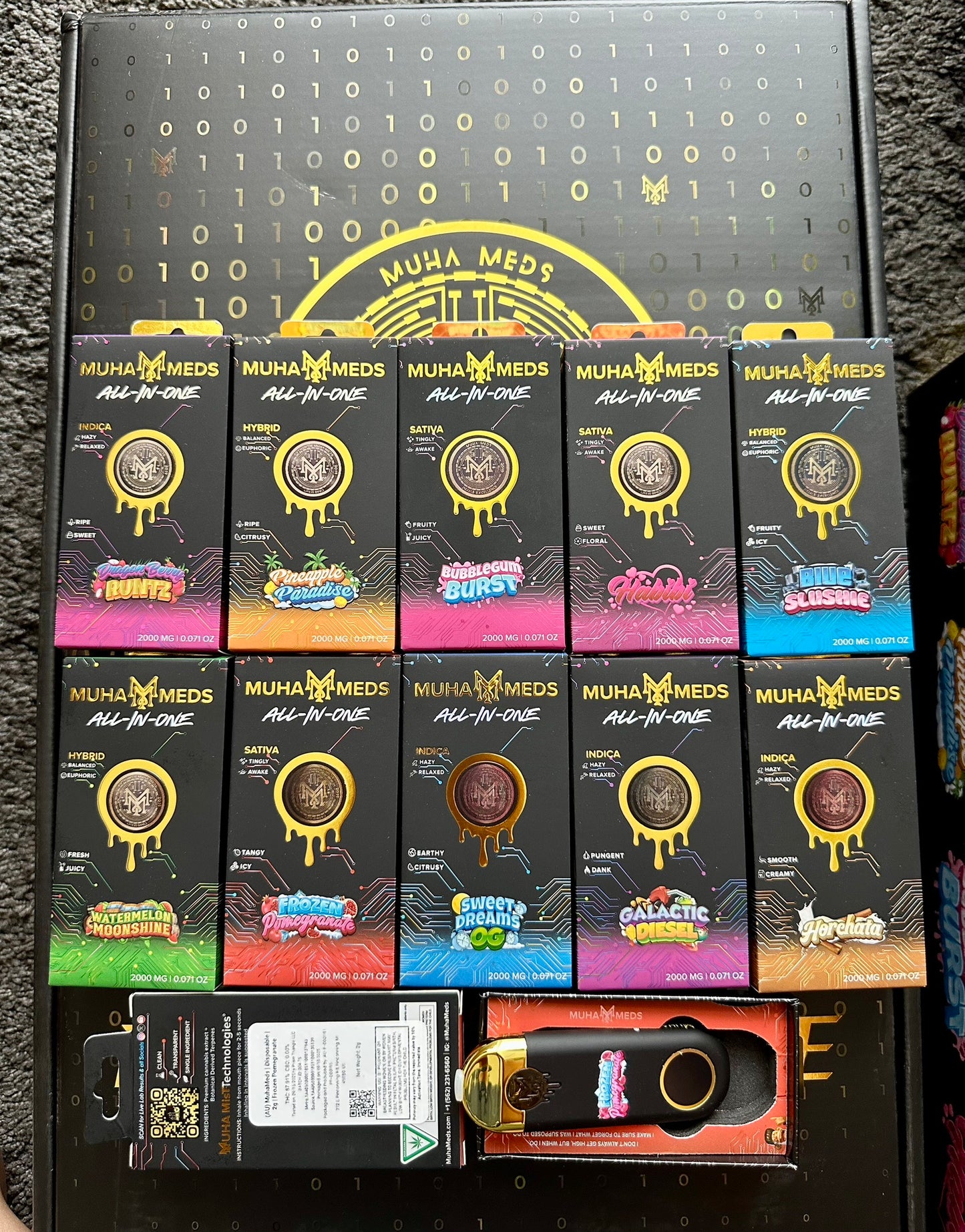 MUHAMMEDS THC LIVE RESIN Disposable 2000 mg. ( NEW Season 2026 )