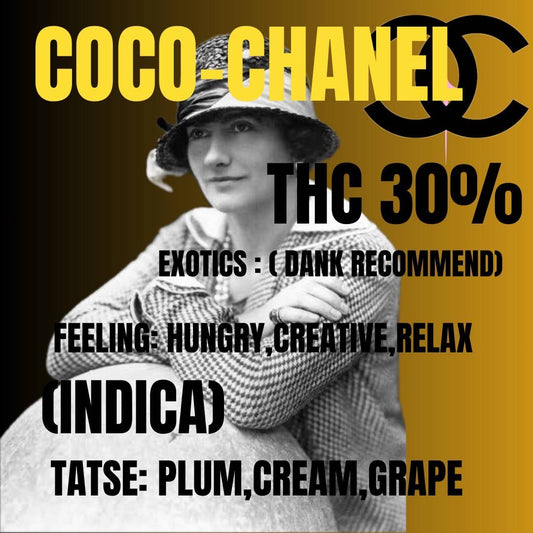 Exotic on sale - Coco Chanel (Indica) Thc 30%