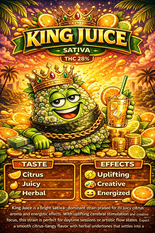 TOP SHELF - KING JUICE (SATIVA) THC 28%