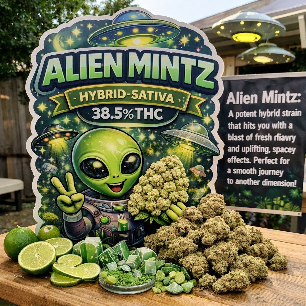 EXO- ALIEN MINTS (SATIVA) THC38%