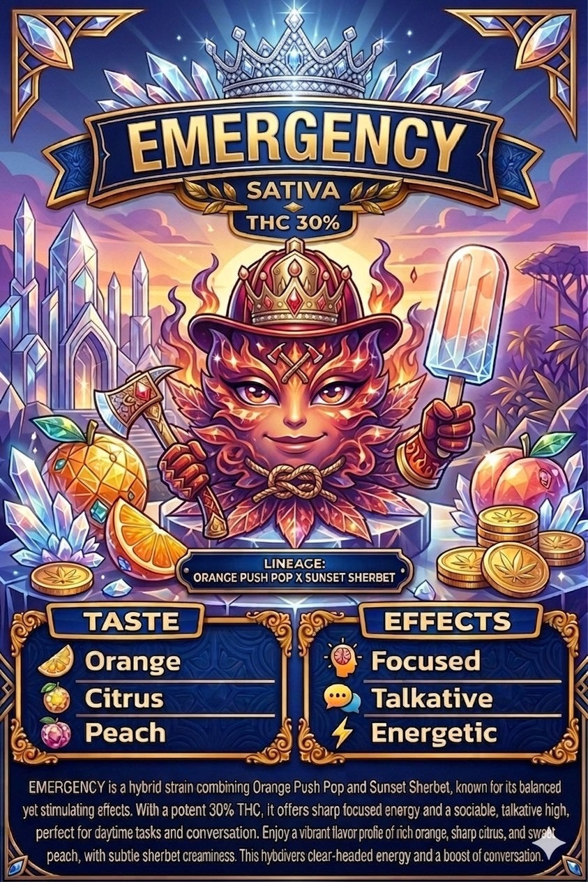 Exo - Emergency (Sativa) THC30%