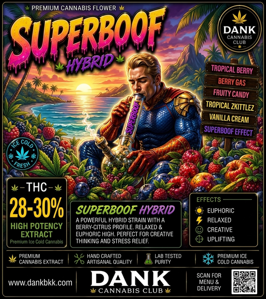 Mid - grade Superboof (Hybrid) THC 28-30%