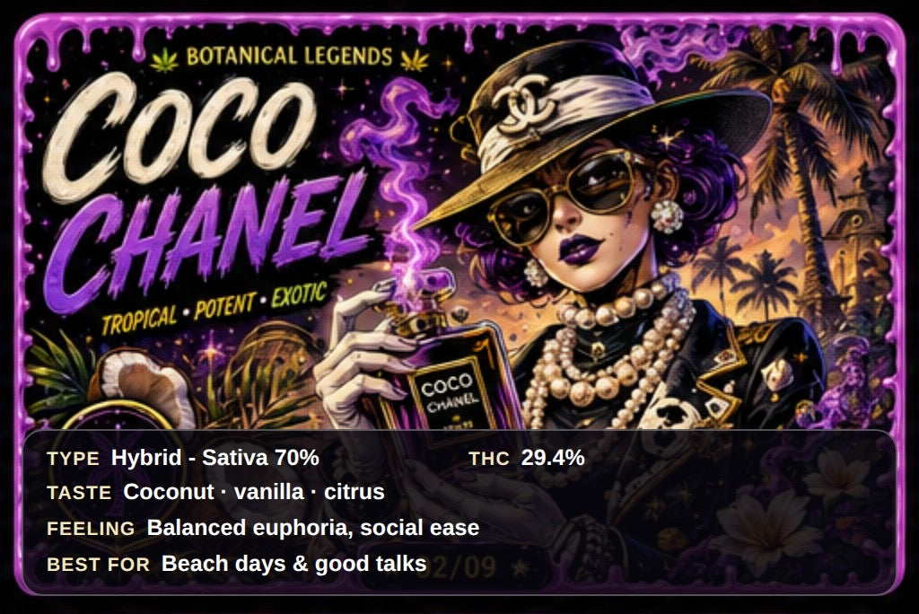 Exotic -  Coco Chanel (Hybrid) THC 28%