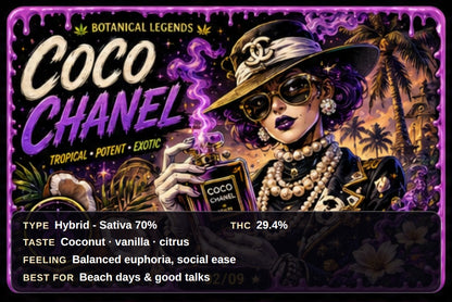 Exotic -  Coco Chanel (Hybrid) THC 28%
