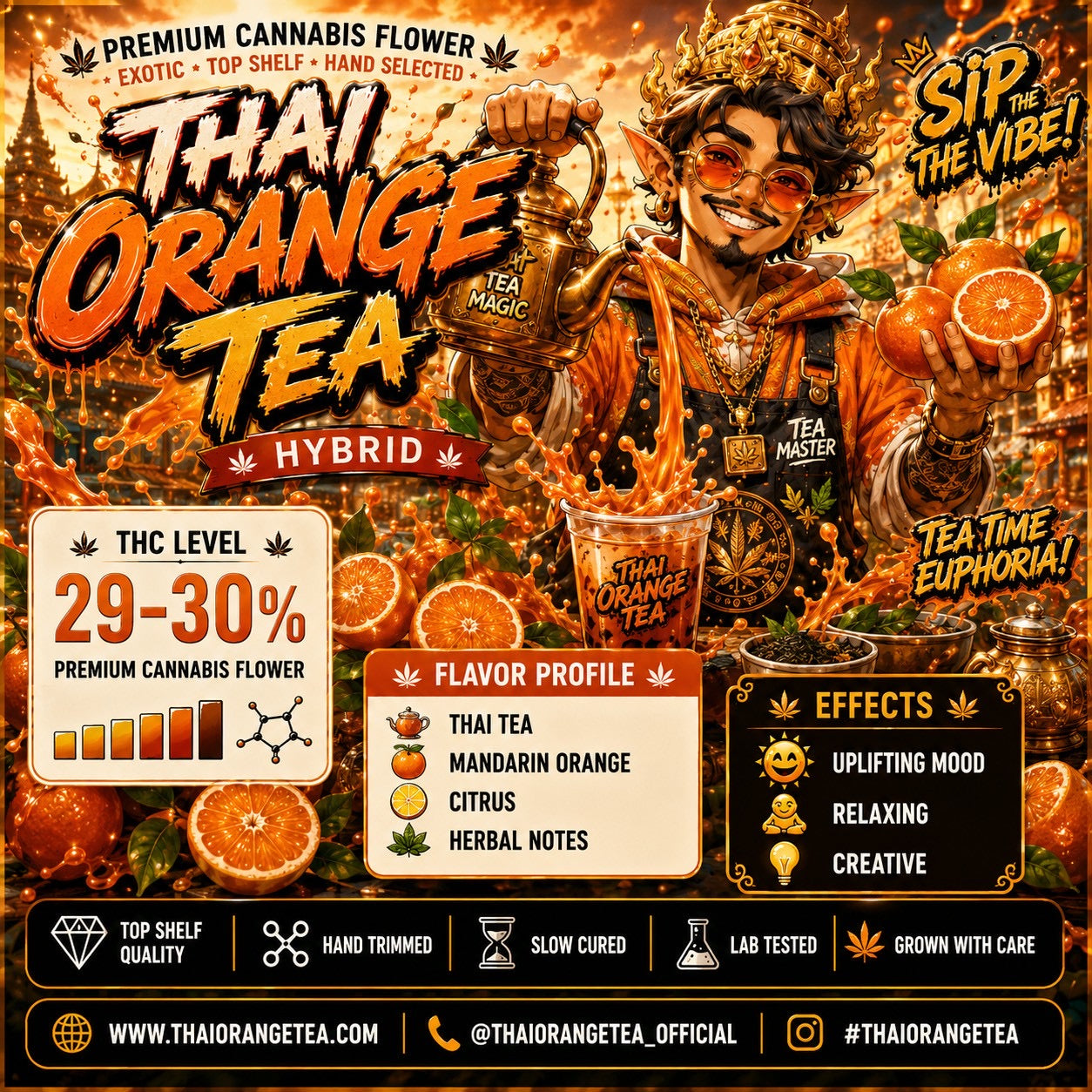 EXO - Thai Orange Tea (Hybrid) THC 29-30%