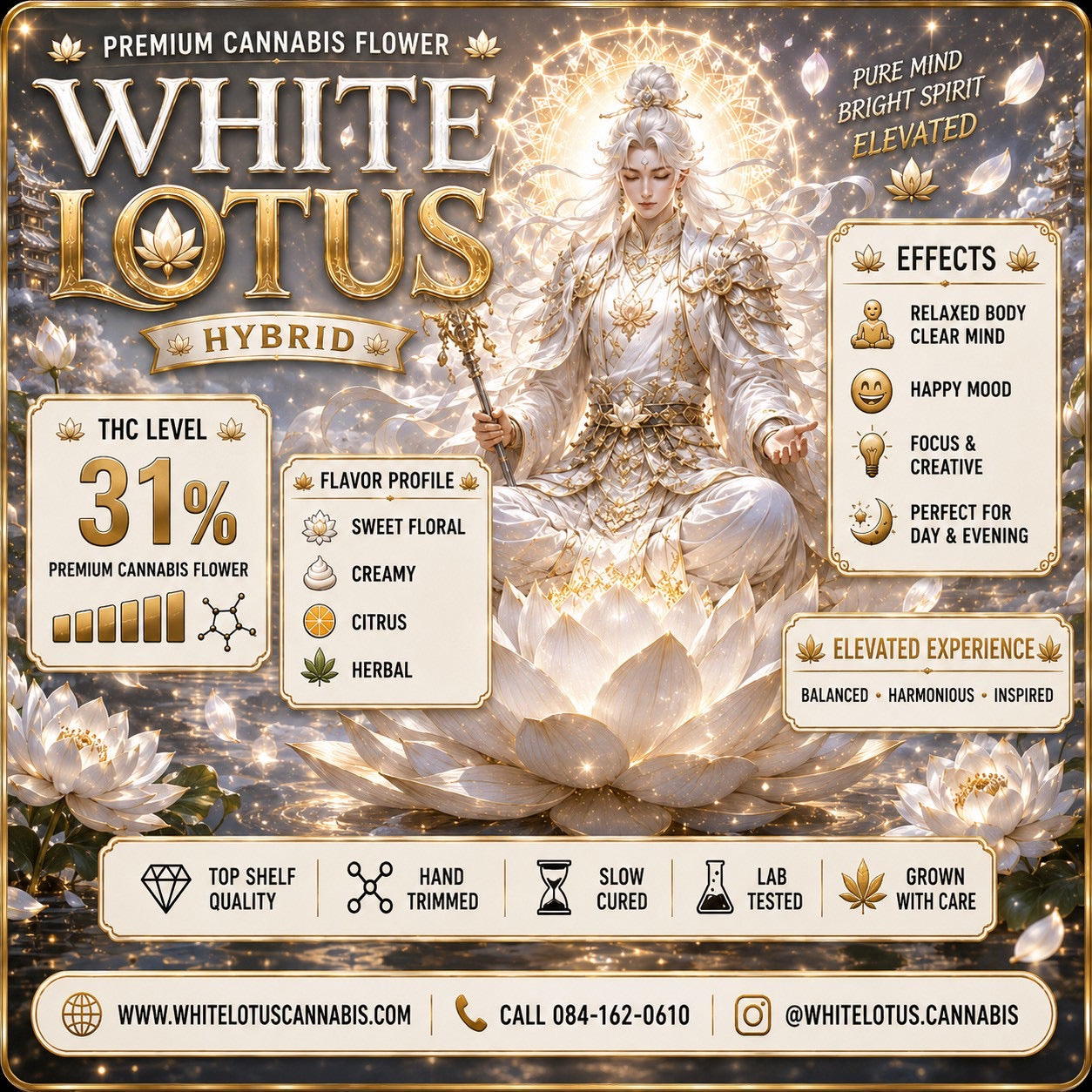 EXO - White Lotus (Hybrid) THC 31%