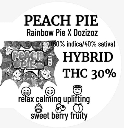 Exo-Peach Pie (HYBRID) THC 30%