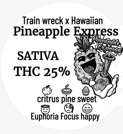 MID - PINEAPPLE EXPRESS (SATIVA) THC 25%