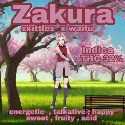 (New)Exotic-Zakura (Zkittles x Waifu) Hybrid(indica) Thc 32% (800.-)