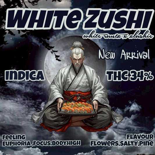 EXO - WHITE ZUSHI (INDICA) THC 34%