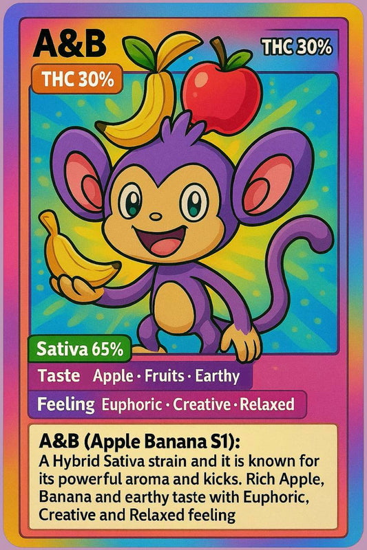 EXO- APPLE BANANA S1 (SATIVA) THC 30%