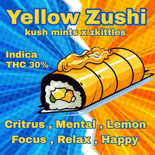 (New)Exo-Yellow Zushi Hybrid(indica) Thc 30%